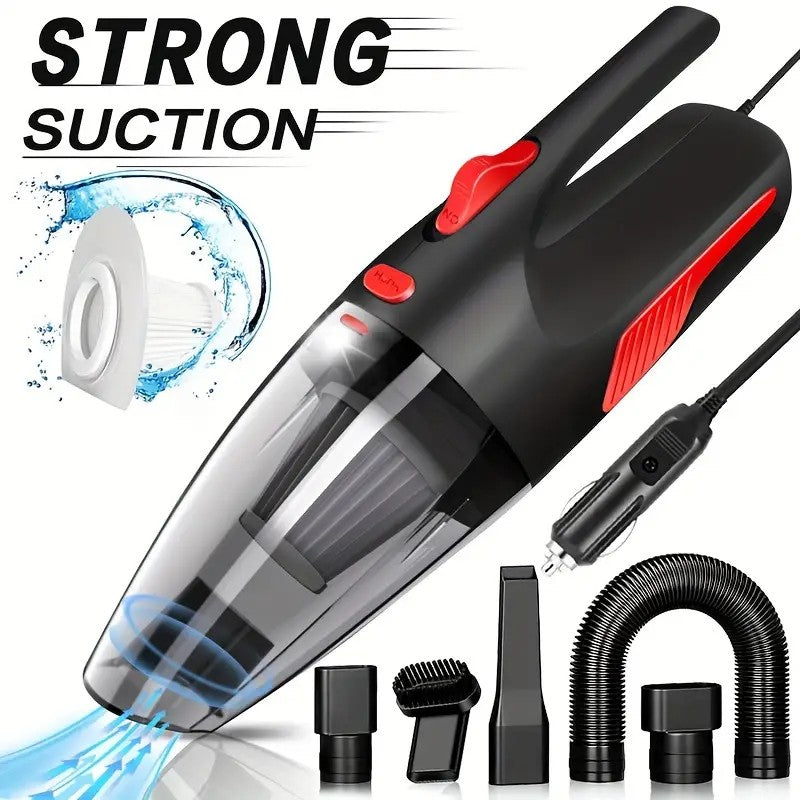 Compact Powerful Car Vacuum Cleaner - Handheld Mini Vacuum for Dust, Dirt, and Debris, Lightweight & Portable Car Interior Clean