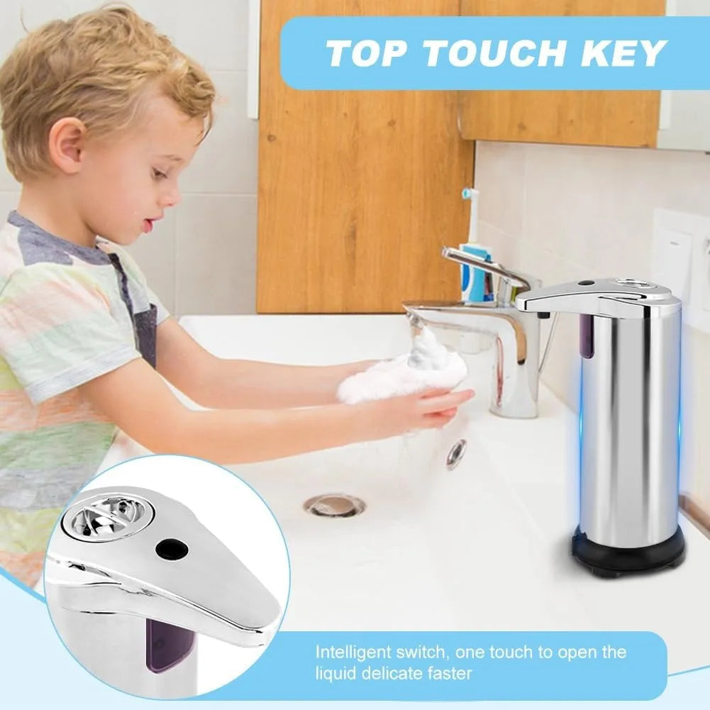 Automatic Soap Dispenser Touchless Infrared Sensor Liquid Hand Soap Dispenser With Adjustable Levels For Bathroom Kitchen