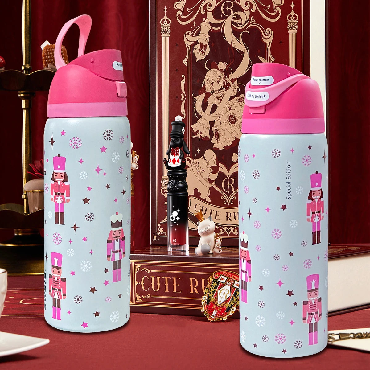 Pink Bottle, 32 oz, 945 ml, retains heat for over 24 h