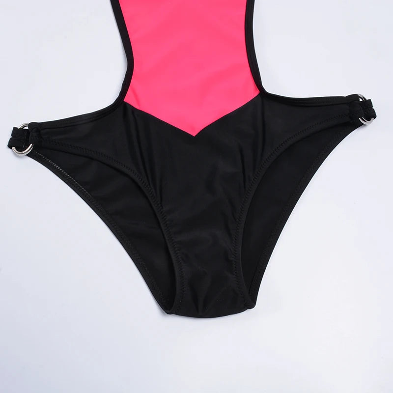 Women Sexy One Piece Swimsuit Ladies Hollow Out Brazilian Bikini Fashion Female Swimwear Push Up Beachwear