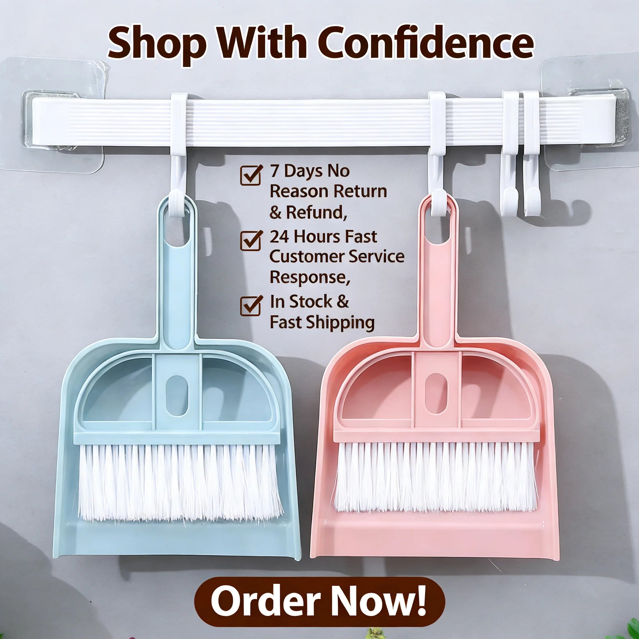 Mini Desk Broom And Dustpan Set Small Handheld Brush Dustpan For Desktop Keyboard Tabletop Cleaning