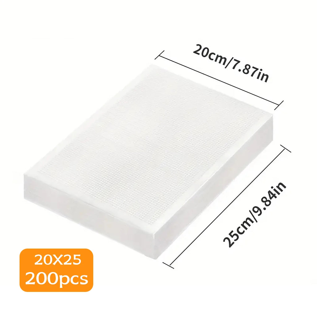 Food Vacuum Sealer Bags, Food preservation bag，Commercial Grade Pre-Cut Bags, BPA Free, Ideal for Vacuum Storage