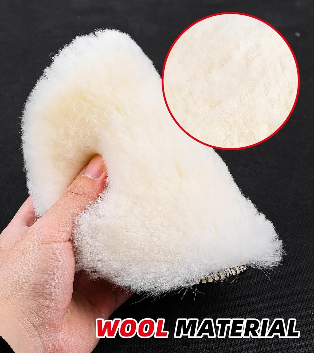 3/4/5/6/7 Inch Polishing Kit Polishing Pad Car Waxing Sponge Disk Wool Wheel Auto Paint Care Polisher Pads for Car Polisher