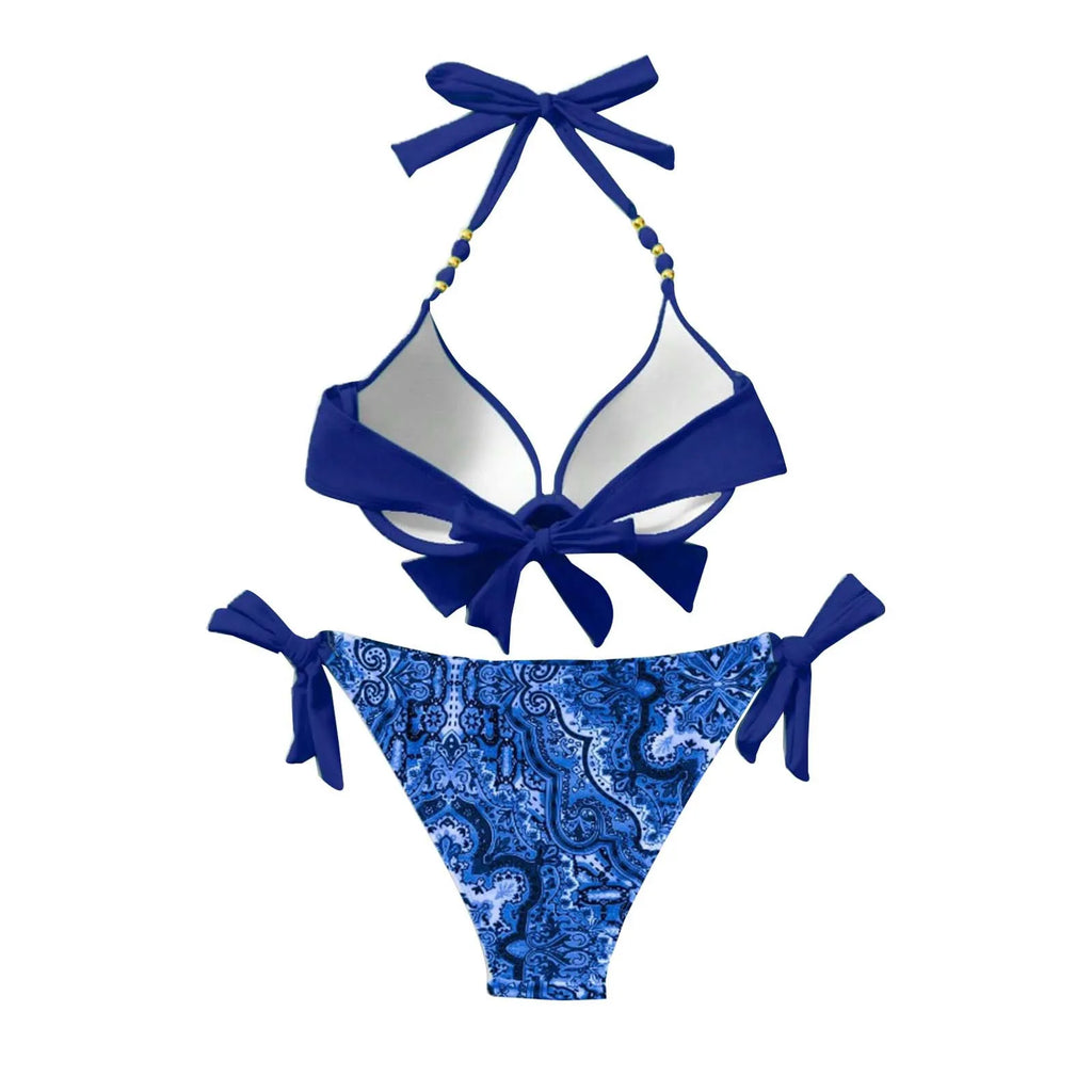 Swimwear For Women 2024 Trendy Women'S Sexy Fashion Bikini Strap Split Swimsuit Trajes De BañO 2024 Mujer