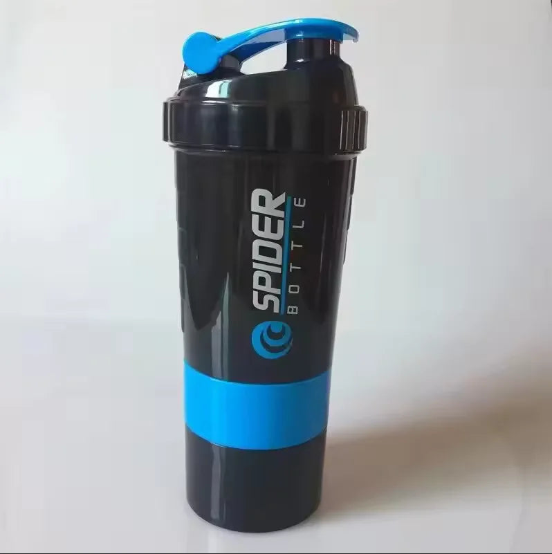 Shaker Cups Portable Protein Powder Shaker Water Bottles Outdoor Sports Milkshake Kettle Gym Fitness Mixing Shake Bottle