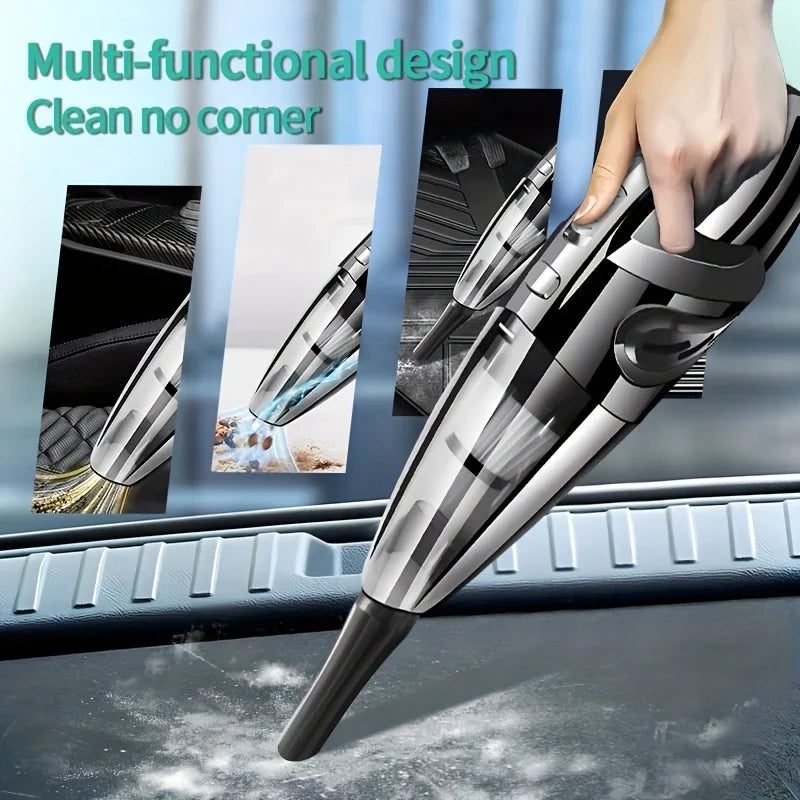Portable wireless vacuum cleaner, multi-function car and home dual-use, USB charging, long battery life