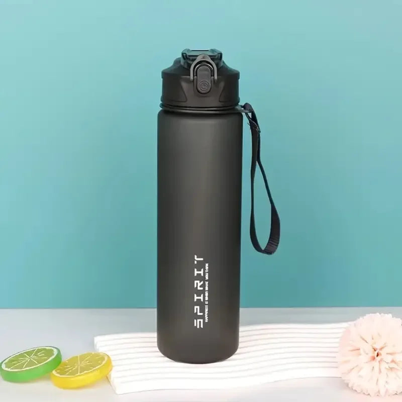 750ML Leak-Proof BPA-Free PC Sports Water Bottle with Straw & Handle, Insulated Design, Perfect for Fitness, Camping