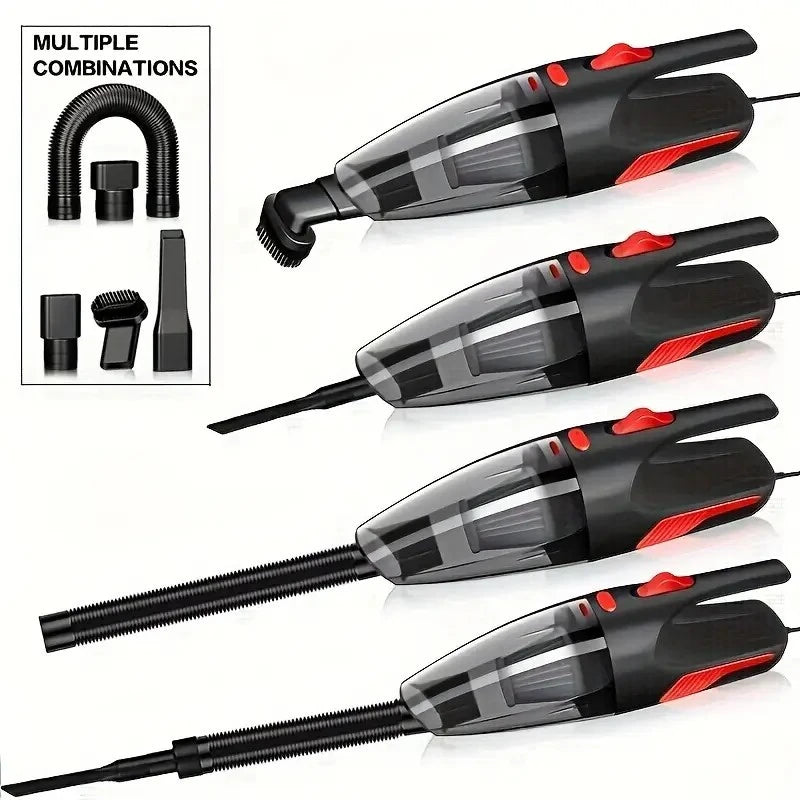 Compact Powerful Car Vacuum Cleaner - Handheld Mini Vacuum for Dust, Dirt, and Debris, Lightweight & Portable Car Interior Clean