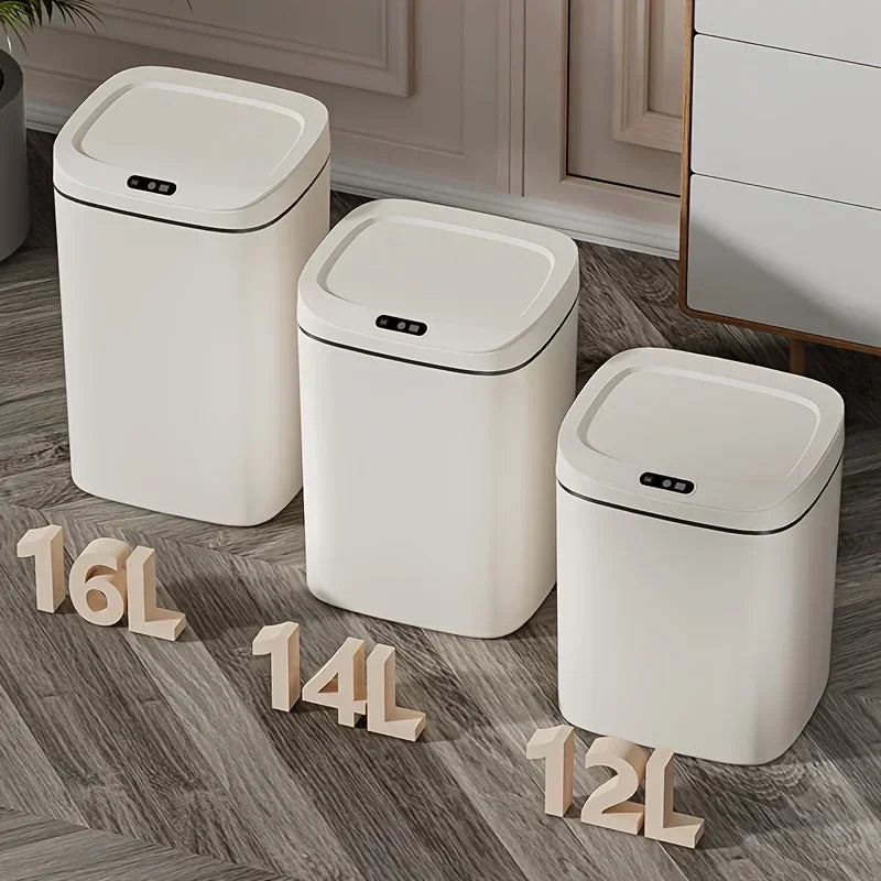 Smart trash can: gesture-open, odor-sealed, keeps air fresh. Stylish, durable & easy-clean design for any space