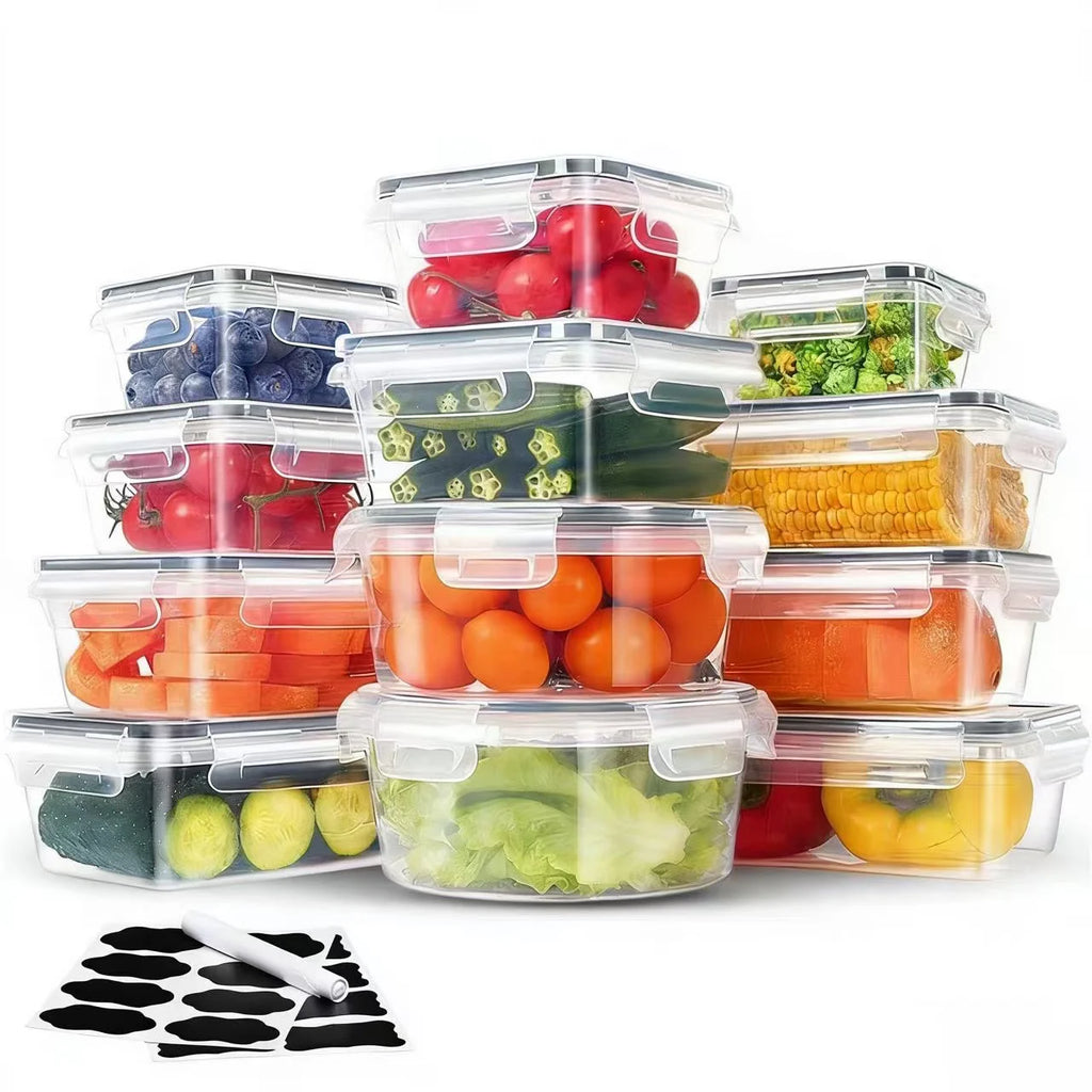 24/40/48pc food storage containers, outdoor picnic and lunch boxes, microwave ovens, ovens