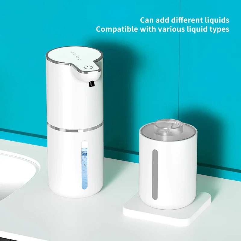 Automatic Soap Dispenser1200mAH IPX5 Waterprrof Smart Dispenser Touchless TypC USB Rechargeable Electric Hand Soap Dispenser