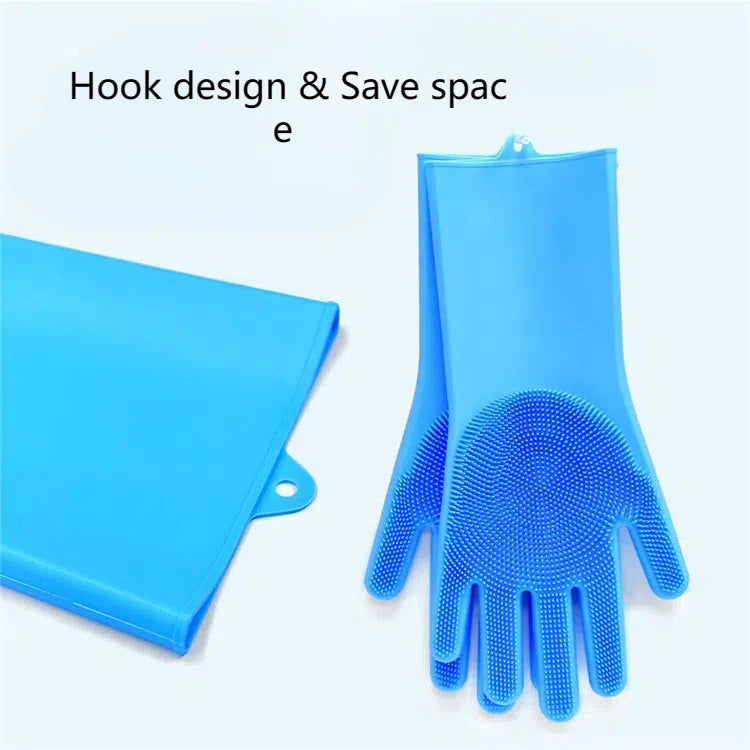 Silicone Bathing Glove for Cats - Gentle Pet Bath Brush and Massager - Efficient Cat Grooming Tool Shampoo brush