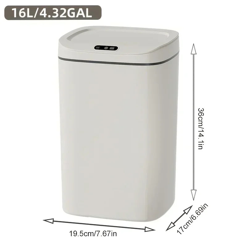 Smart trash can: gesture-open, odor-sealed, keeps air fresh. Stylish, durable & easy-clean design for any space