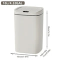 Smart trash can: gesture-open, odor-sealed, keeps air fresh. Stylish, durable & easy-clean design for any space