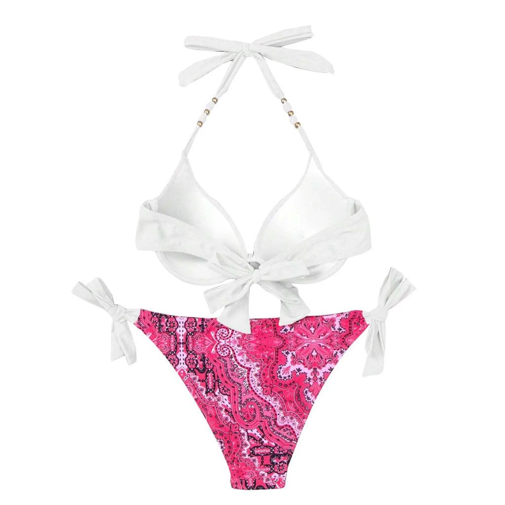 Swimwear For Women 2024 Trendy Women'S Sexy Fashion Bikini Strap Split Swimsuit Trajes De BañO 2024 Mujer