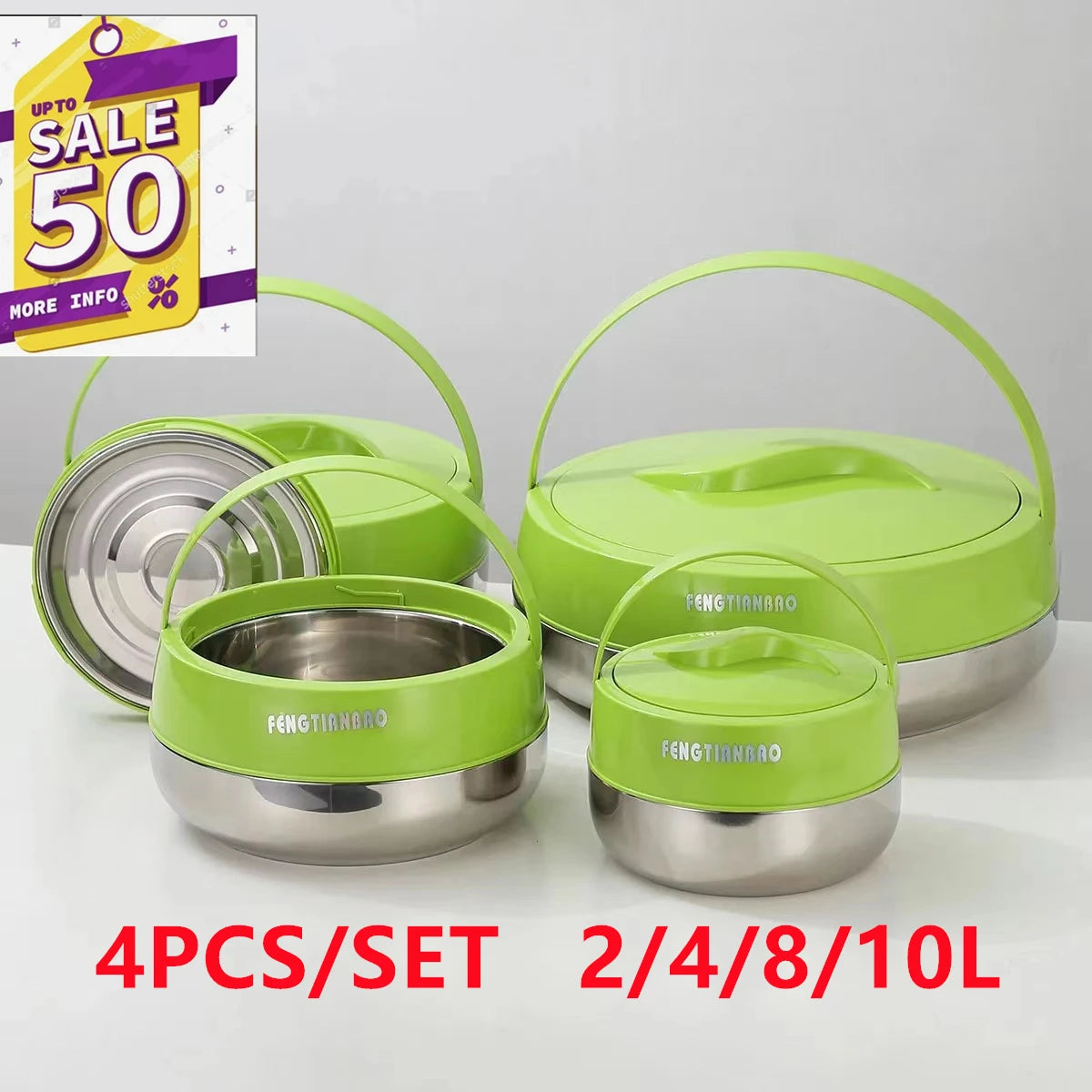 3Pcs/Set  Hot Pot Box Durable and Versatile Plastic Lunchboxes for Food Warmer Fresh Preservation Heat Ramadan Event
