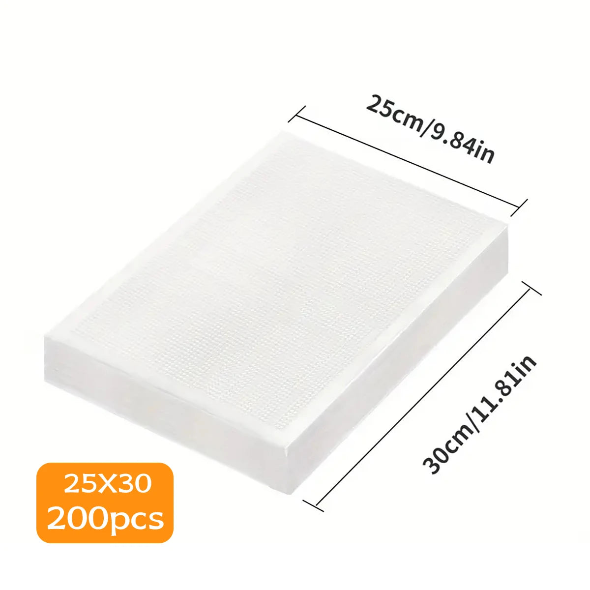 Food Vacuum Sealer Bags, Food preservation bag，Commercial Grade Pre-Cut Bags, BPA Free, Ideal for Vacuum Storage