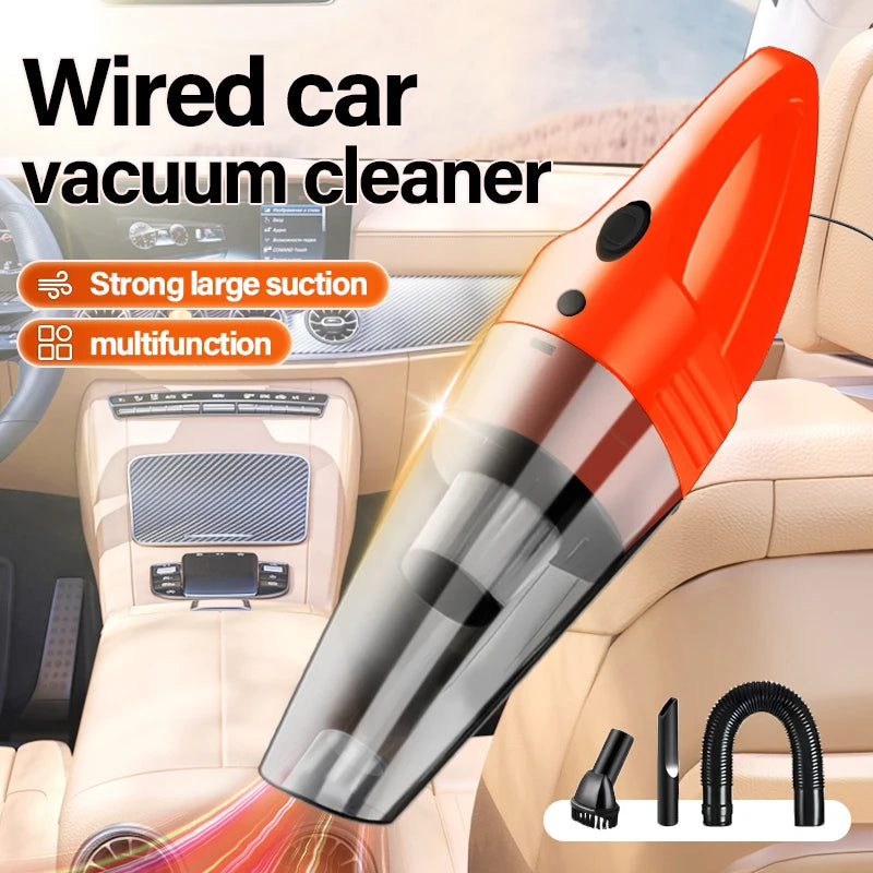 The car portable vacuum cleaner can absorb all kinds of garbage such as dust and food residues in the gaps in the car
