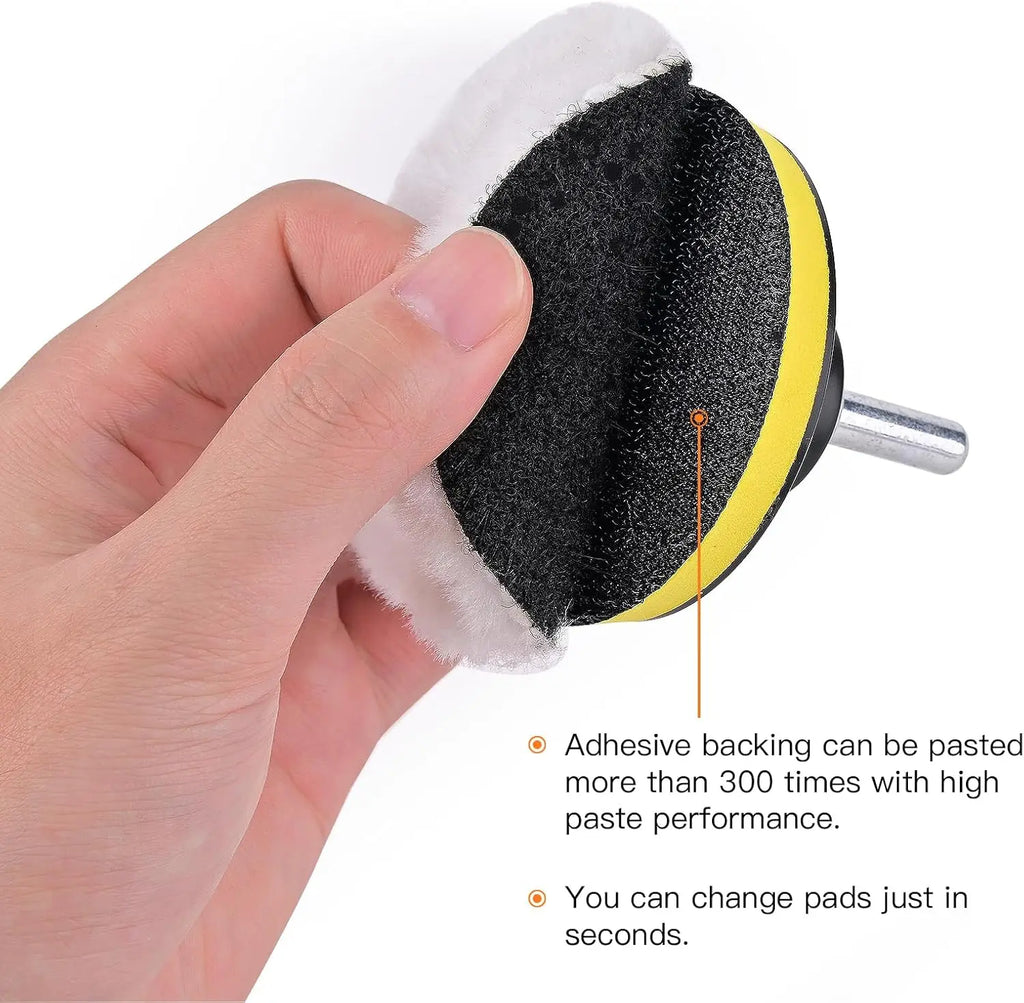 3/4/5/6/7 Inch Polishing Kit Polishing Pad Car Waxing Sponge Disk Wool Wheel Auto Paint Care Polisher Pads for Car Polisher