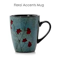 Floral Accents 16 Piece Dinnerware Set in Blue