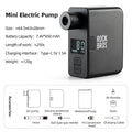 ROCKBROS Portable Mini Electric Bicycle Pump 120PSI Type-C Bike Tire Air Inflator Pump MTB Road AV FV Valve Cycling Pump