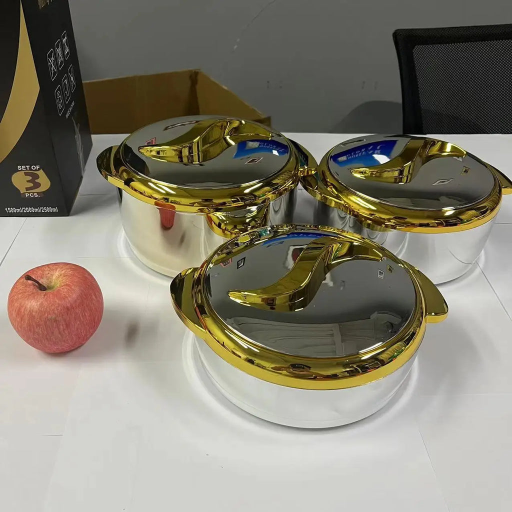 3Pcs/Set  Hot Pot Box Durable and Versatile Plastic Lunchboxes for Food Warmer Fresh Preservation Heat Ramadan Event