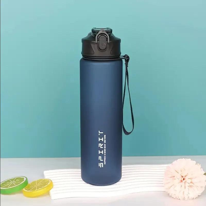 750ML Leak-Proof BPA-Free PC Sports Water Bottle with Straw & Handle, Insulated Design, Perfect for Fitness, Camping