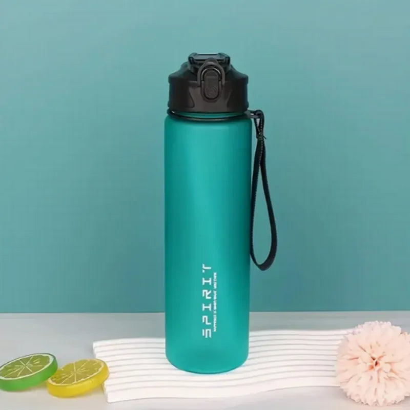 750ML Leak-Proof BPA-Free PC Sports Water Bottle with Straw & Handle, Insulated Design, Perfect for Fitness, Camping