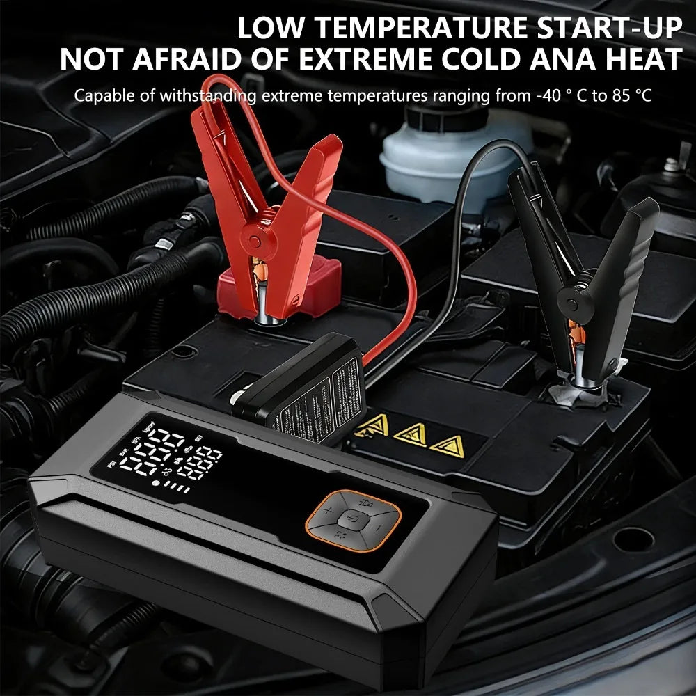 Car Jump Starter with Air Pump Peak 4000A Auto Battery Booster &150PSI Tire Inflator Jump Starter with Air Compressor