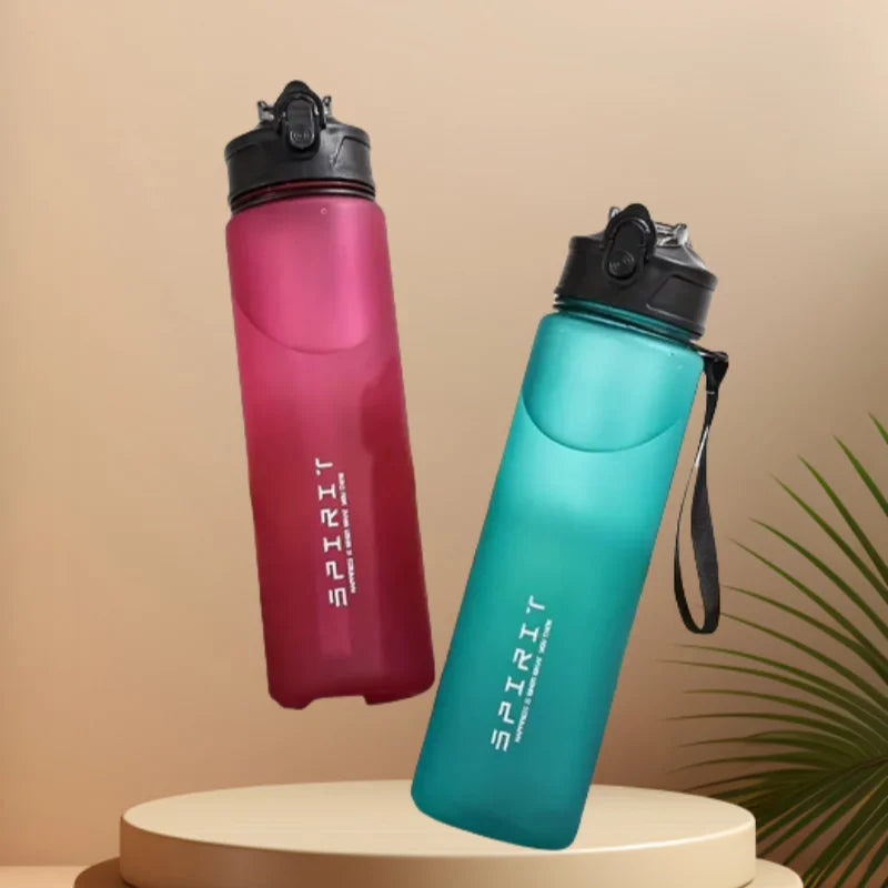 750ML Leak-Proof BPA-Free PC Sports Water Bottle with Straw & Handle, Insulated Design, Perfect for Fitness, Camping