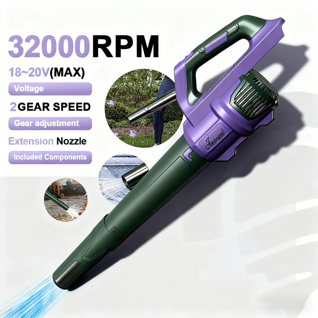 Cordless Leaf Blower Compatible with Dewalt 20V Max Battery, 500CFM/150MPH Electric Leaf Blower Cordless, 6 Speed Modes, Battery