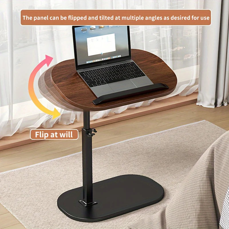 Office Desk Computer Workstations Laptop Table, A Mobile And Adjustable Side Table/folding Table, Suitable For Home Office Desks