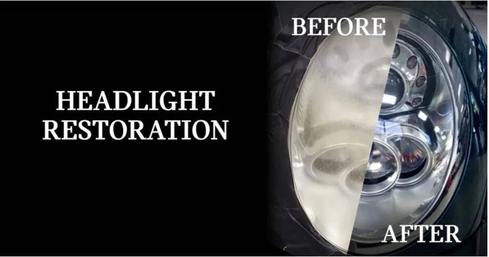 Headlight Polishing Set Auto Headlight Renovator Light Restoration Clean Car 300ml Polish Spotlights Headlights Renovation Kit