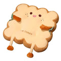 Toast Shaped Seat Cushion Memory Foam Office Chair Pad Orthopedic Comfort Floor Pillow for Home Classroom Tatami Window Seat