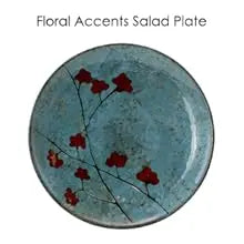 Floral Accents 16 Piece Dinnerware Set in Blue