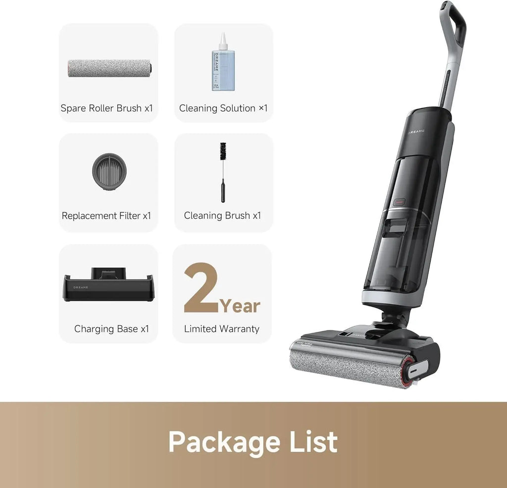 H14 dual-purpose dry wet 180 ° flat cordless vacuum cleaner with hot air