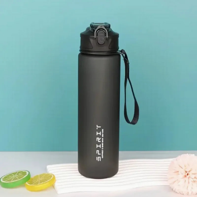 750ML Leak-Proof BPA-Free PC Sports Water Bottle with Straw & Handle, Insulated Design, Perfect for Fitness, Camping