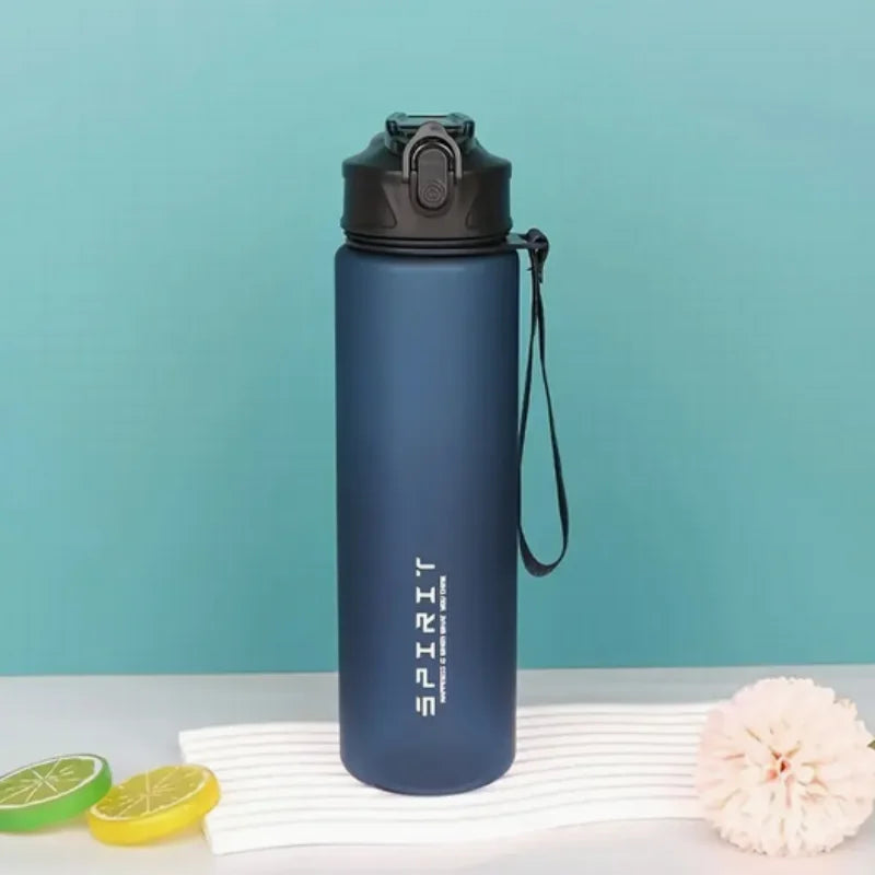 750ML Leak-Proof BPA-Free PC Sports Water Bottle with Straw & Handle, Insulated Design, Perfect for Fitness, Camping