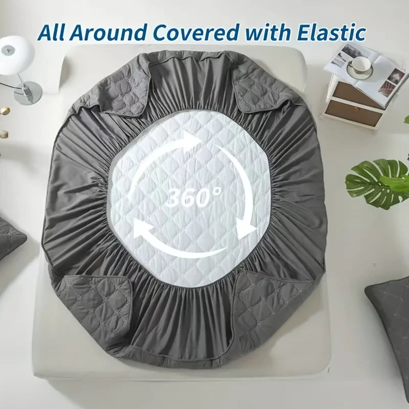 3D Air Fabric Thick Waterproof Mattress Cover Mattress Protector Soft Breathable Bed Fitted Sheet Single Double Bedroom Dormitor