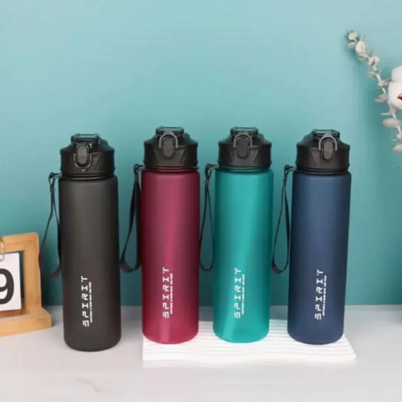 750ML Leak-Proof BPA-Free PC Sports Water Bottle with Straw & Handle, Insulated Design, Perfect for Fitness, Camping