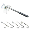 2-in-1 Manganese Steel Hand Weeder Multifunctional Garden Rake Agricultural Weed Puller Shovel Grass Rooting Soil Loosening Tool