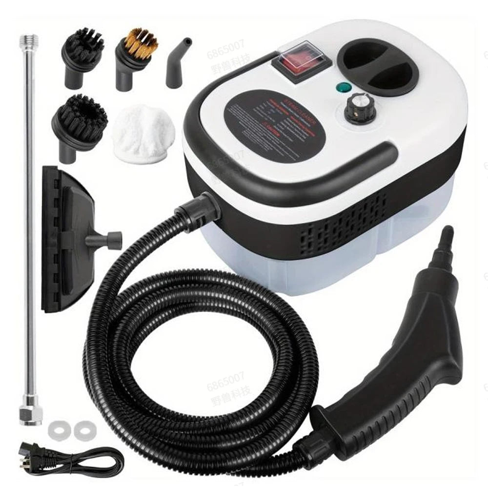 2500W High Temperature Steam Cleaner 110V Portable Handheld Steam Cleaning Machine With Multiple Accessories US Plug