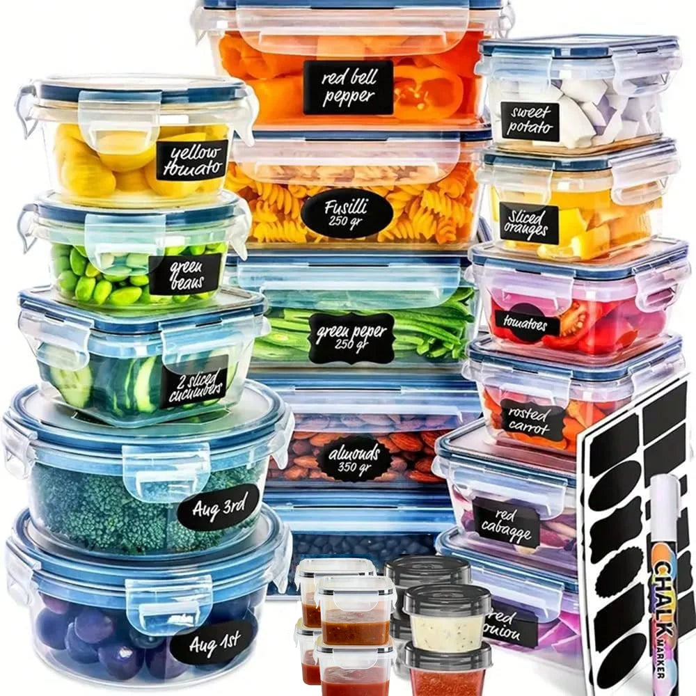 24/40/48pc food storage containers, outdoor picnic and lunch boxes, microwave ovens, ovens