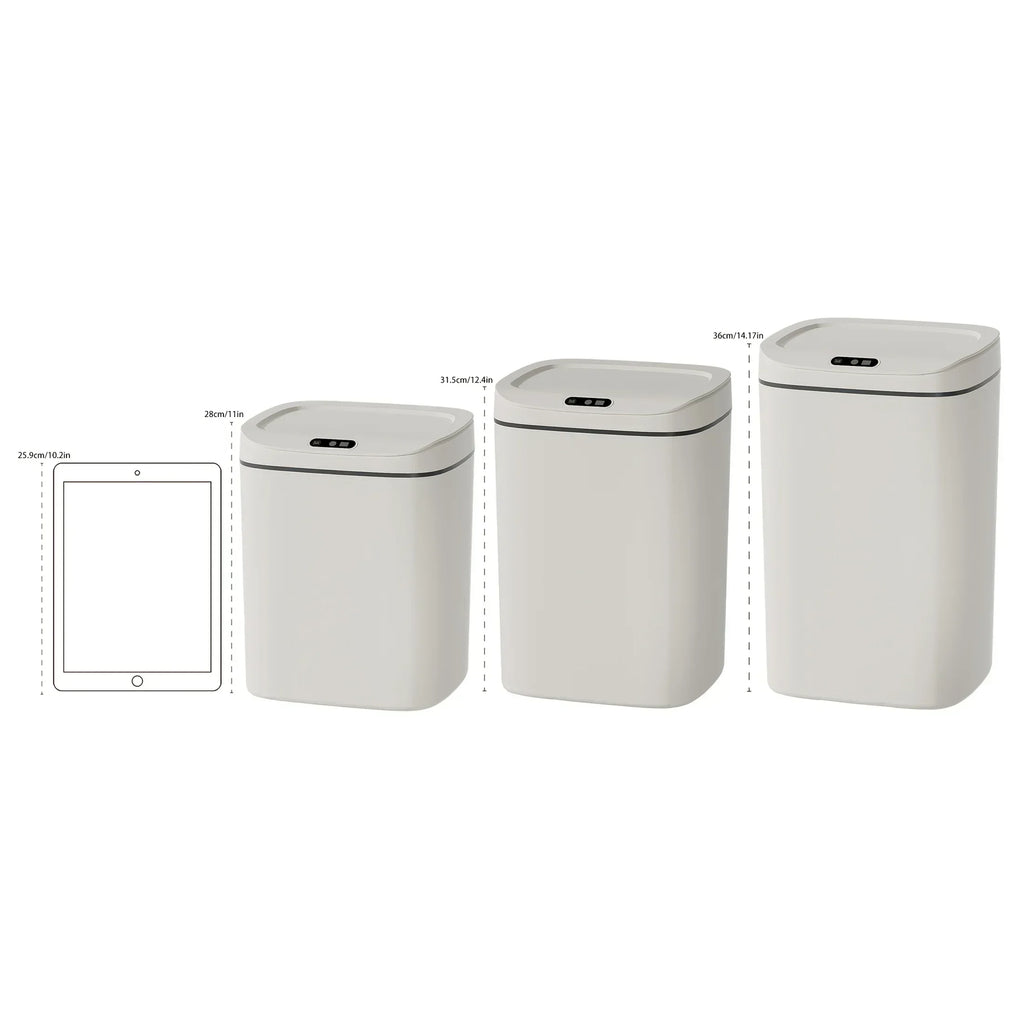 Smart trash can: gesture-open, odor-sealed, keeps air fresh. Stylish, durable & easy-clean design for any space