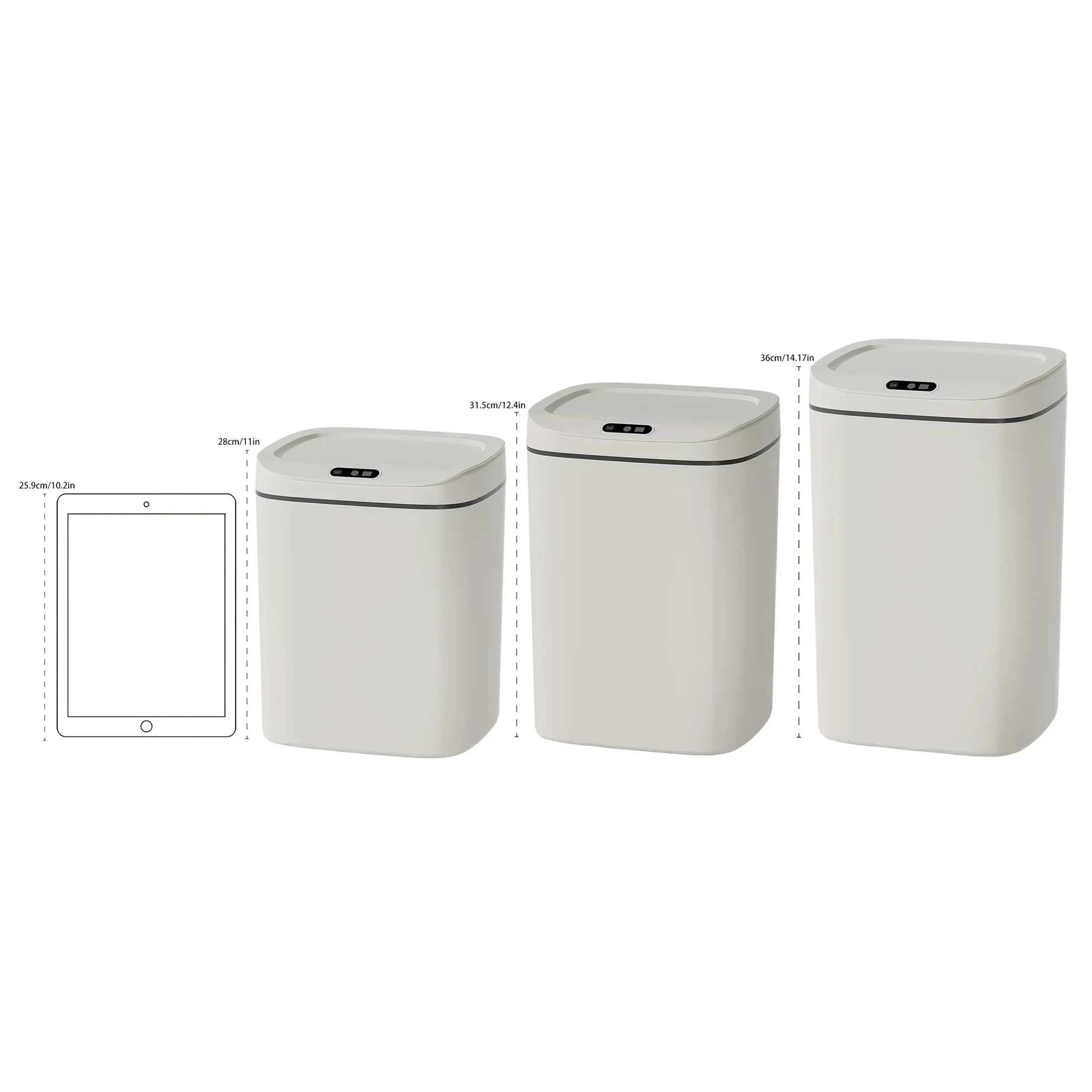 Smart trash can: gesture-open, odor-sealed, keeps air fresh. Stylish, durable & easy-clean design for any space