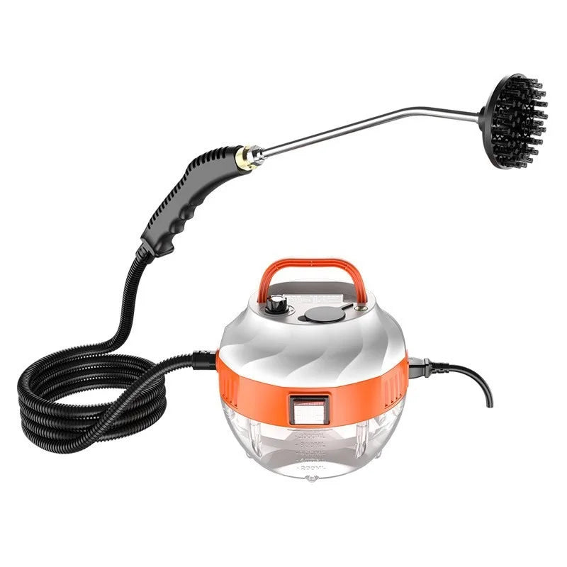 2500W Steam Cleaner High Temperature Pressure Washer Steam Cleaning Machine For Home Air Conditioning Kitchen Hood Car 1200ml
