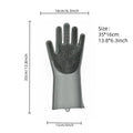 Silicone Bathing Glove for Cats - Gentle Pet Bath Brush and Massager - Efficient Cat Grooming Tool Shampoo brush