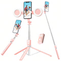 Multi-functional Selfie Stick Magnetic Mobile Phone Holder Live Broadcast Portable Anti-shake Handheld