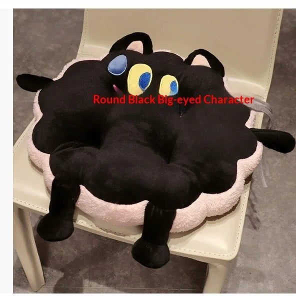Toast Shaped Seat Cushion Memory Foam Office Chair Pad Orthopedic Comfort Floor Pillow for Home Classroom Tatami Window Seat