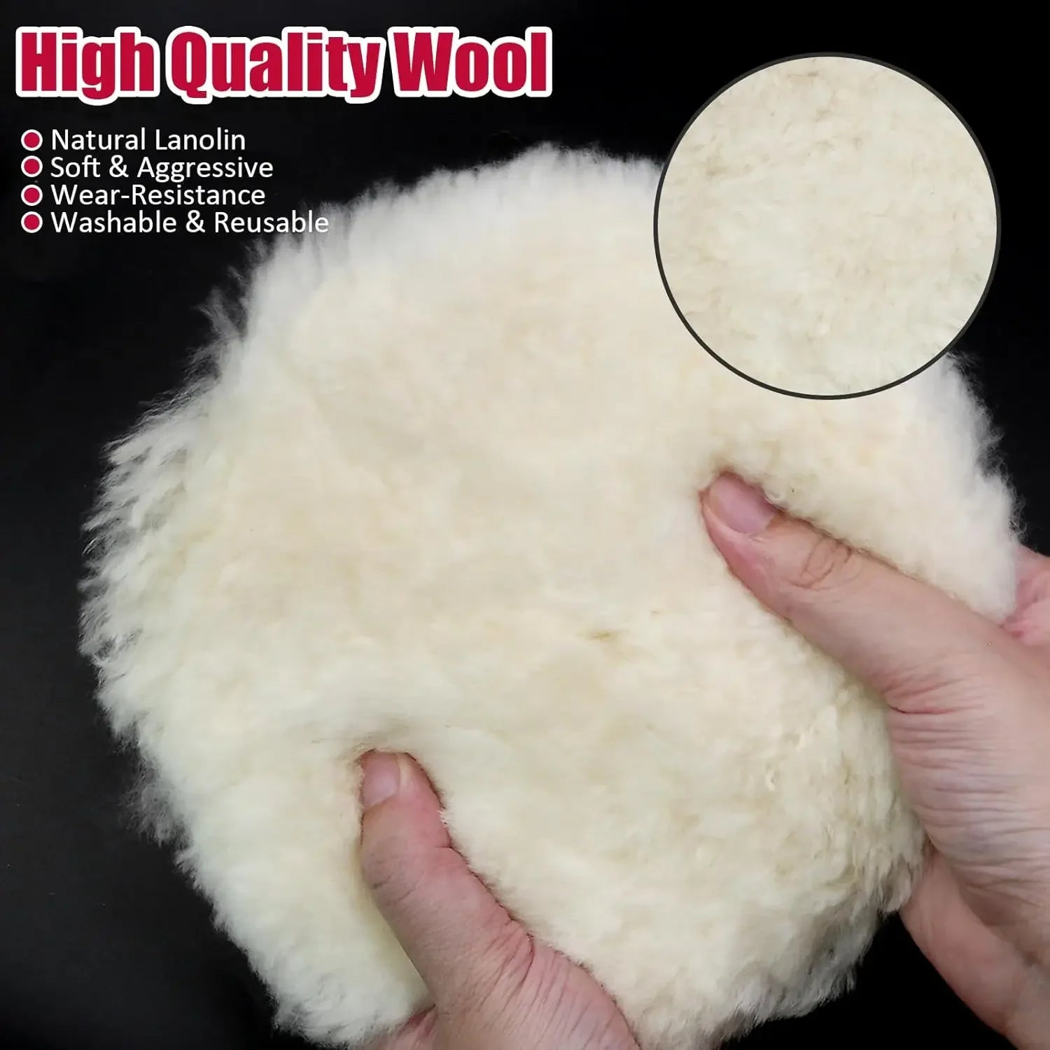 3/4/5/6/7 Inch Polishing Kit Polishing Pad Car Waxing Sponge Disk Wool Wheel Auto Paint Care Polisher Pads for Car Polisher